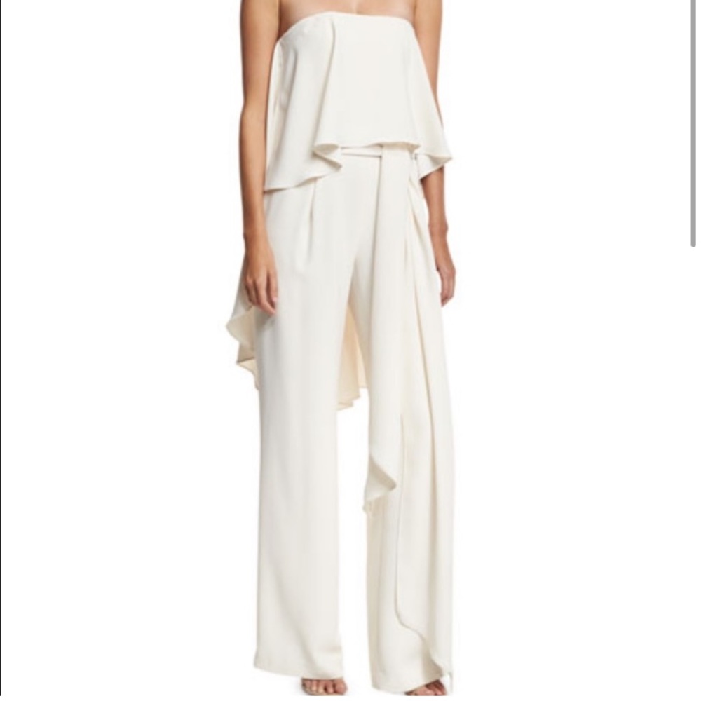BRAND NEW: Halston Off Shoulder Jumpsuit